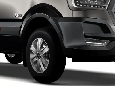 Hyundai H350 Van LWB 2017 3D model