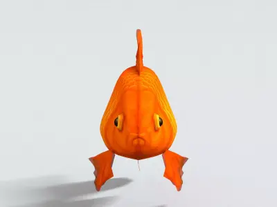 laos Goldfish Low-poly 3D model