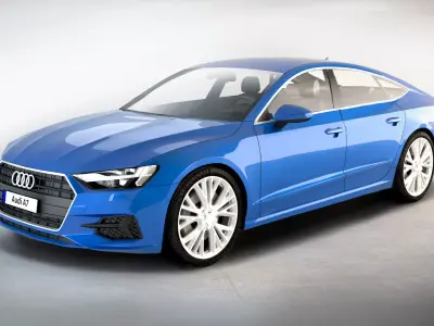 Audi A7 Sportback 2015 Free 3D model