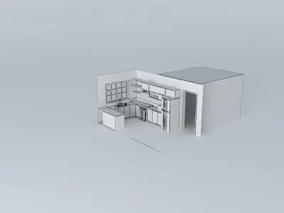 Anderson and Anna kitchen Free 3D model