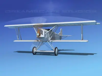 Fokker D-VII V00 3D model
