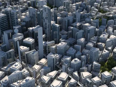 Mega City 2024 3D model