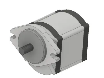 HYDRAULIC GEAR PUMPS AND MOTORS PLM30-38 CASAPPA 3D model