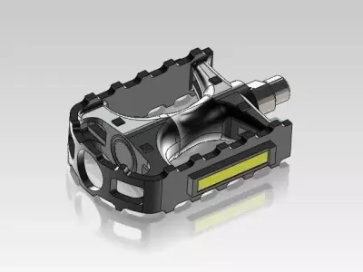 Mtn Bike Pedal Free 3D model