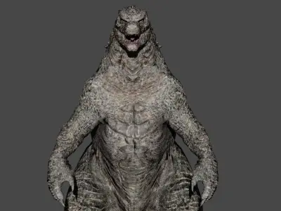 Godzilla Low-poly 3D model