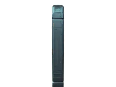 Simple low poly scifi door 3D model purchase