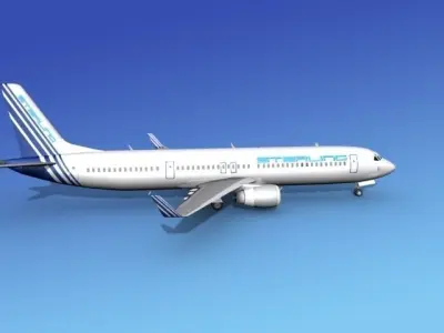 Boeing 737-900ER Sterling Air 3D model