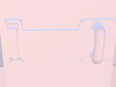 Base Riot Shield 3D model