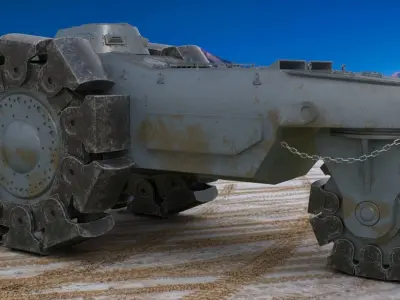 Alkett VsKfz 617 Minenrumer Mental Ray 3D model