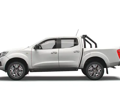 Nissan Navara Tekna DoubleCab UK-spec 2020 3D model