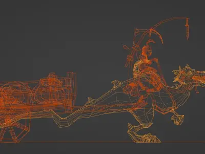 Dragon Low-poly 3D model