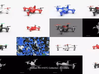 Hubsan X4 H107C Collection 