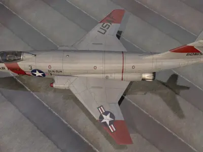 McDonnell RF-101C Voodoo 3D model