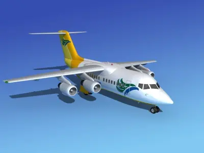BAe 146-100 Cebu Pacific 3D model