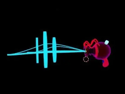 Raygun sonic hedgehog - music video Free low-poly 3D model