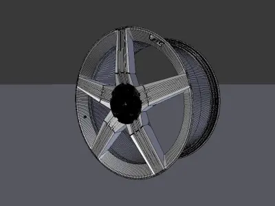Mercedes-Benz AMG Rims 3D model