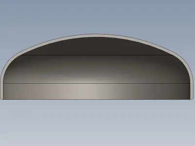 Ellipsoidal head 24in OD schedule 20 Free 3D model