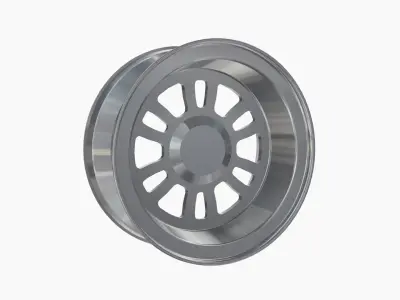Weld Racing Mountain Crusher wheel Low-poly 3D model