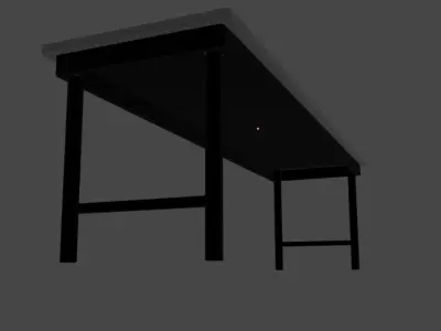 Laboratory Table Free low-poly 3D model