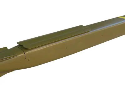 JACKAL Turbo Jet Powered Missile Low-poly 3D model