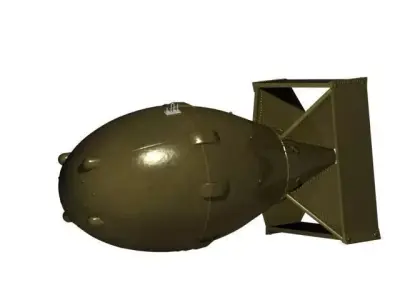 A bomb 3D model