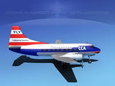 Martin 202 California Central 3D model