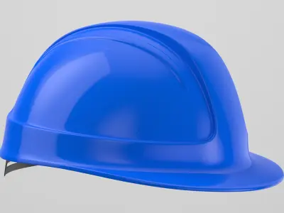 Hard Hat Safety Helmet 02 3D model