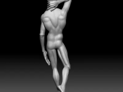 Alien Statue - 0160 3D print model
