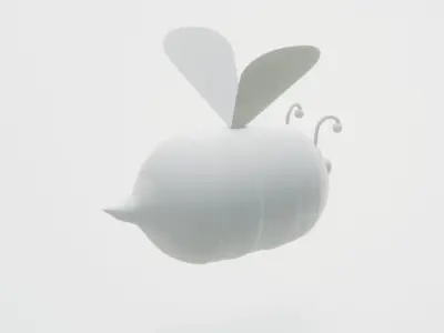 Animated 3D Bee Model Free 3D model