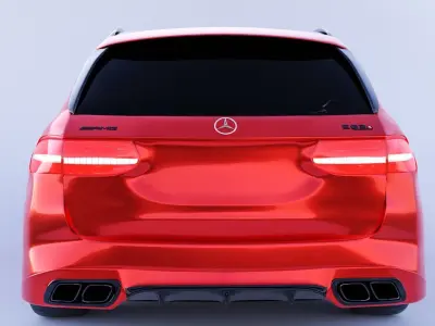 2018 Mercedes-AMG E63 S Wagon Free 3D model