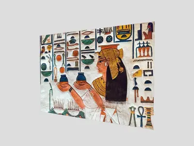 Ancient Egypt-Tomb of Nefertari Low-poly 3D model