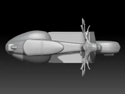 vespa for pin-up 3D print model