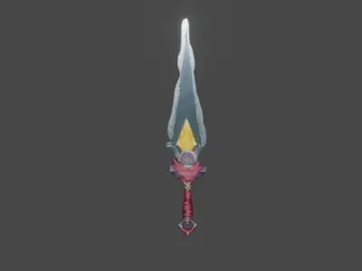 Zeloeman Sword A 44 Low-poly 3D model