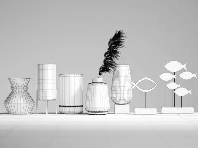 la redoute and dg home decor set  3D model