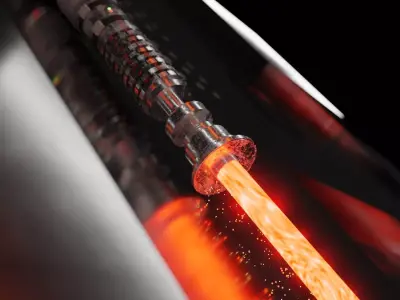  Luke Skywalker Lightsaber 3D model