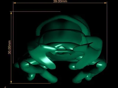 Defensive pose model 3D print model