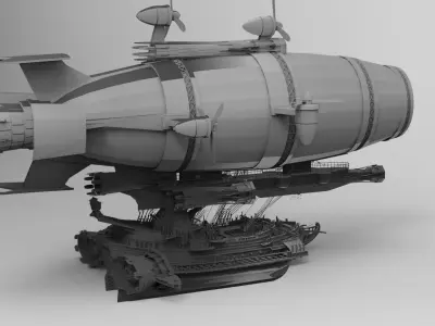 Zeppelin Airship Royal 3D model