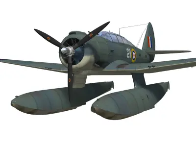 Northrop N-3PB Nomad 3D model