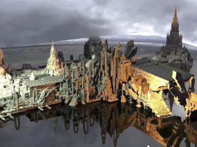 Osgiliath Ruins 3D model