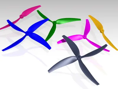 Set of Propellers AP-PR-011-10-5 3D print model