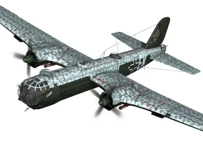 Heinkel He-177 - Greif - 6NEK 3D model