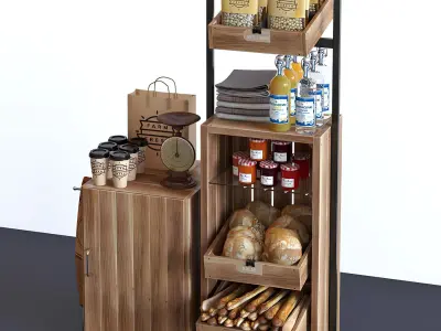 Crate Shelving Set 01 Part A 3D model