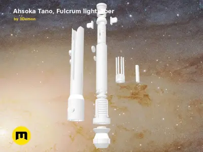 Ahsoka Tano Fulcrum lightsaber  3D print model purchase