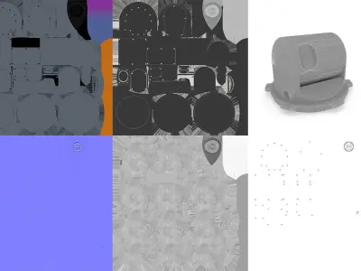 C17 Globemaster Low-poly 3D model