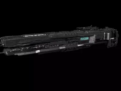 Strident Class Heavy Frigate 3D model
