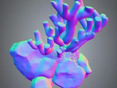 Coral 1 Free low-poly 3D model