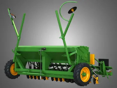 SEED DRILL Amazone D8 30 Super 3D model