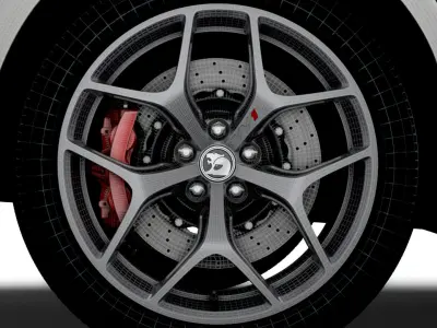 HSV GTS R W1 Sedan 2022 wheel 3D model