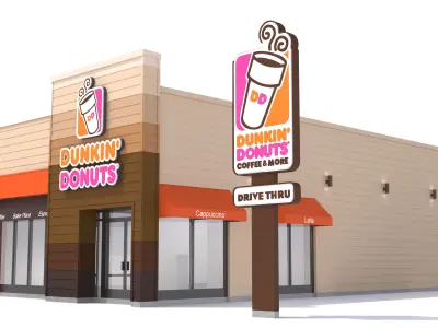 Dunkin Donuts 3D model