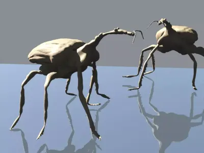 Trachelophorus giraffa 3D print model